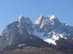 Blick auf die Zugspitze